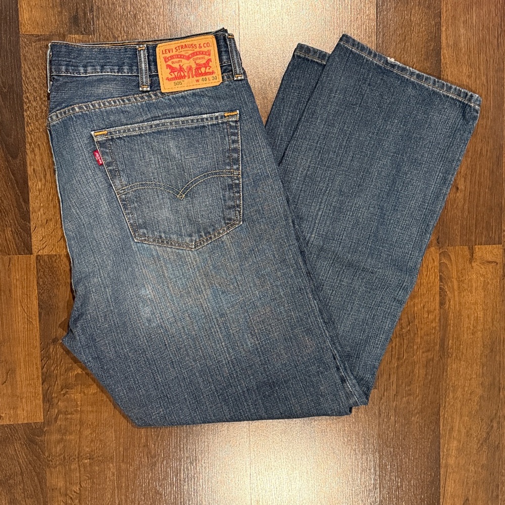 Levi Strauss 505 Blue Jeans Mens Sz 40x30